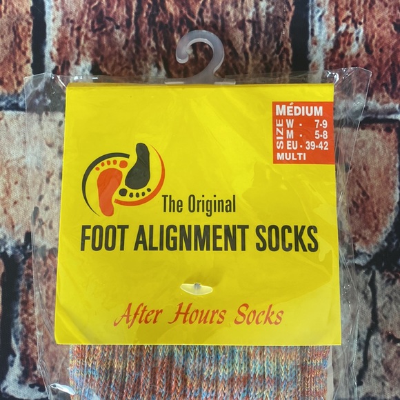 MY HAPPY FEET THE ORIGINAL FOOT ALIGNMENT SOCKS - MULTI COLOR - Picture 2 of 4